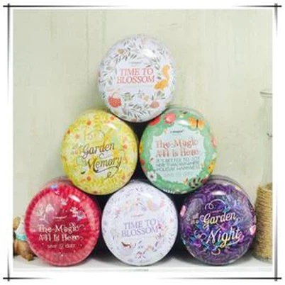 Thee Sealed Jar Packing Box Ronde Kleine Mac Lipstick Tin Box 6pcs / Lot Dubbele Cover Capsule Cap Opbergdozen voor Candy Pill Soap