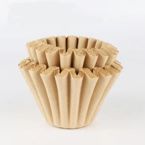 1-4cups No Bleach Basket Shape Koffiefilters voor Drip Coffee van Barista